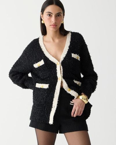 J.Crew Longer Sweater Lady Jacket - Black