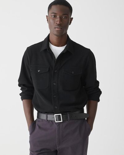 J.Crew Seaboard Soft-Knit Shirt - Black