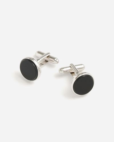 J.Crew Sterling Rounded Cuff Links - Multicolor