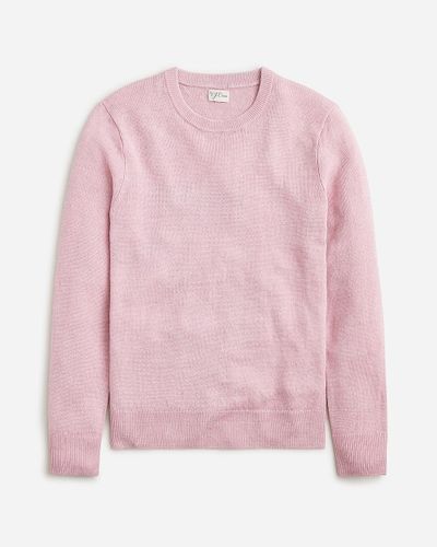 J.Crew Linen Crewneck Sweater - Pink