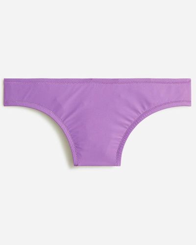 J.Crew Classic Full-Coverage Bikini Bottom - Purple
