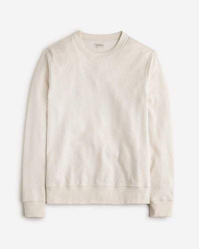 J.Crew Long-Sleeve Textured Sweater-Tee - White