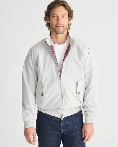 J.Crew Baracuta G9 Harrington Cloth Jacket - White