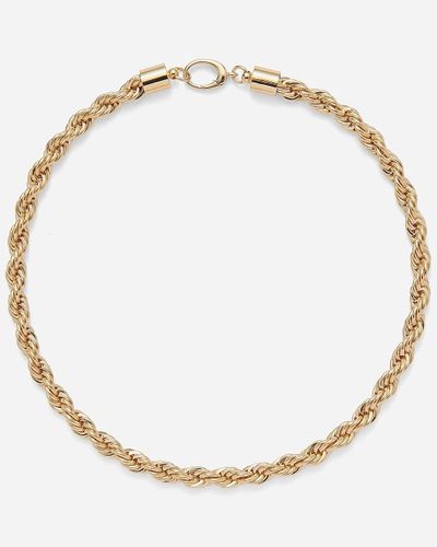 J.Crew Lady Xl Rope Chain Necklace - Metallic