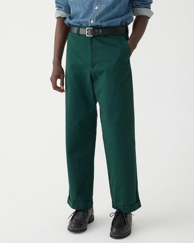 J.Crew Giant-Fit Chino Pant - Green