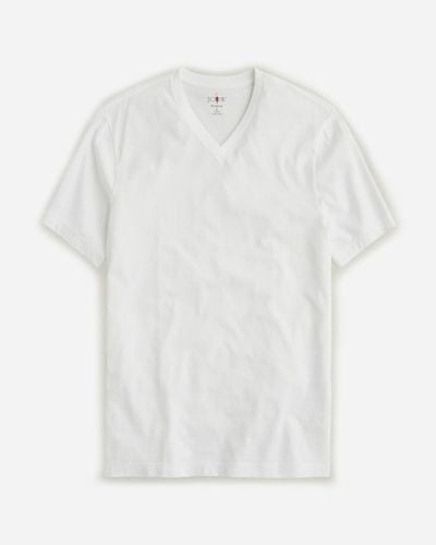 J.Crew Tall Broken-In V-Neck T-Shirt - White