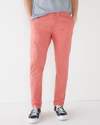 J.Crew 484 Slim-Fit Stretch Chino Pant - Red