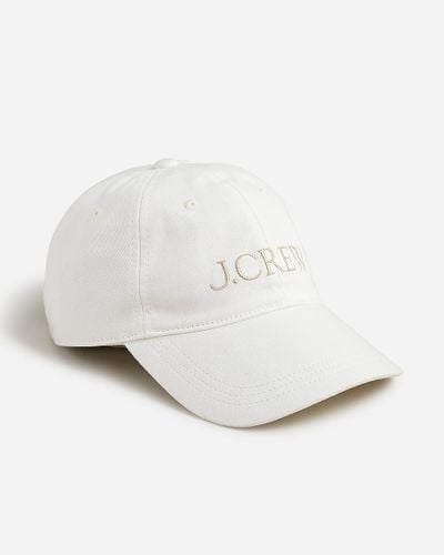 J.Crew Baseball Hat - White