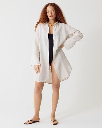 J.Crew Relaxed-Fit Beach Shirt - White