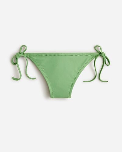 J.Crew String Hipster Bikini Bottom - Green