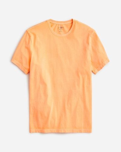 J.Crew Slim Broken-In T-Shirt - Orange