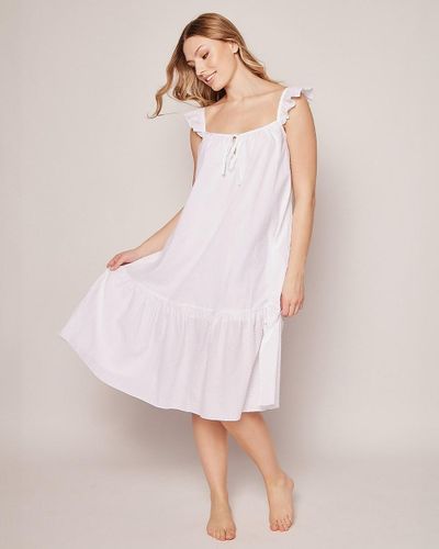 J.Crew Petite Plume Nightgown - White