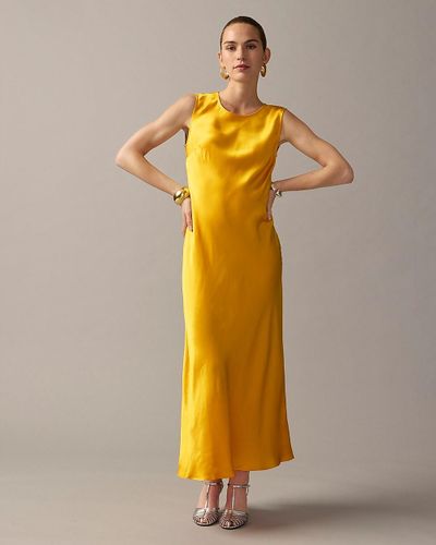 J.Crew Collection Limited-Edition Carolyn Slip Dress - Yellow