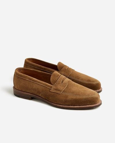 J.Crew Alden For Suede Penny Loafers - Brown