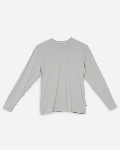 J.Crew Florence Airtex Long-Sleeve Shirt - Gray