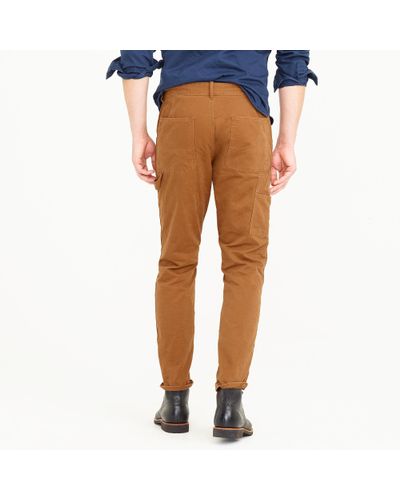 J.Crew Cotton 770 Straight-fit Carpenter Pant In Broken-in Chino in Brown  for Men - Lyst