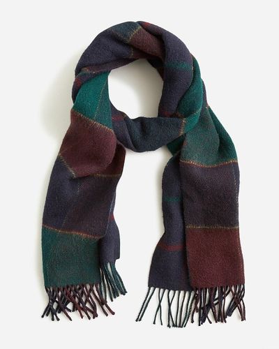 J.Crew Abraham Moon & Sons For Double-Faced Scarf - Black