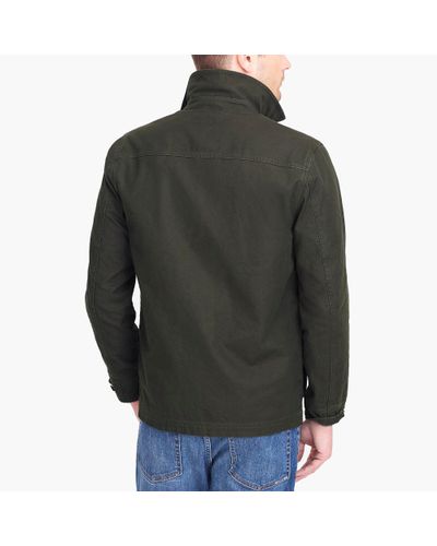 j crew flannel lined barn jacket