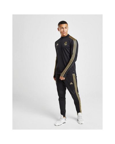 adidas Synthetic Real Madrid Training Track Pants in Black for Men - Lyst