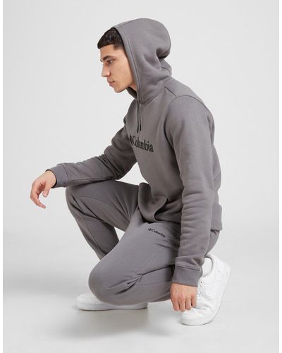 Columbia Cotton Overhead Hooded Tracksuit in Grey (Gray) for Men - Lyst