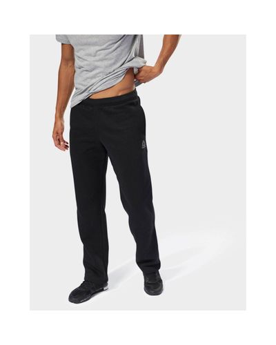 fleece open hem joggers