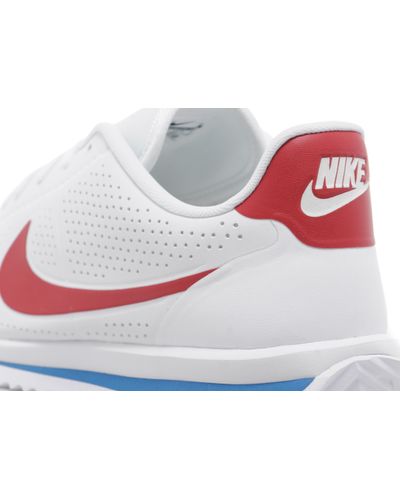 nike cortez ultra moire white red blue