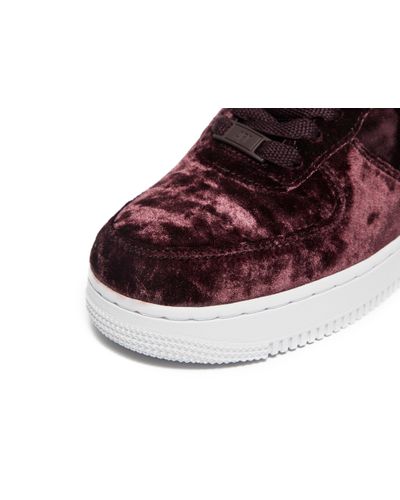 red velvet air force ones