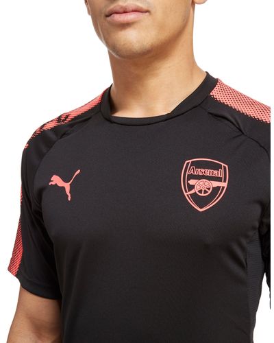 PUMA Synthetic Arsenal 2017 Training Shirt in Black for Men - Lyst