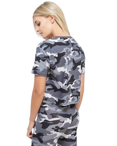 ellesse camo crop top