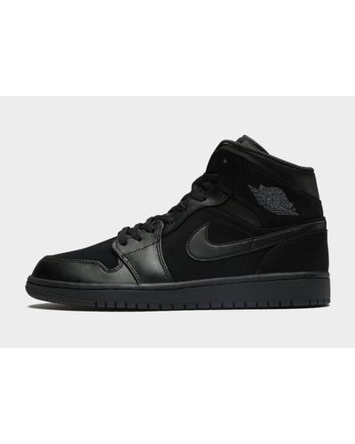 nike mid 1 black