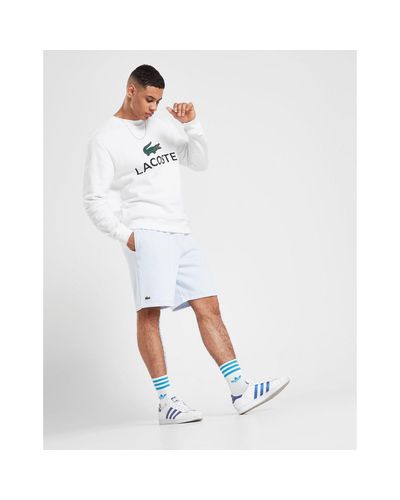 lacoste fleece core shorts