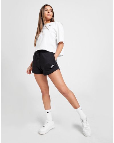 Nike Synthetic Essential Shorts in Black/White (Black) - Lyst
