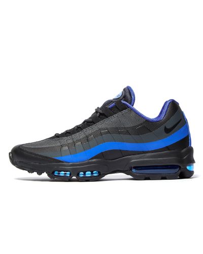 Nike Synthetic Air Max 95 Ultra Essential in Black/Blue (Blue) for ...