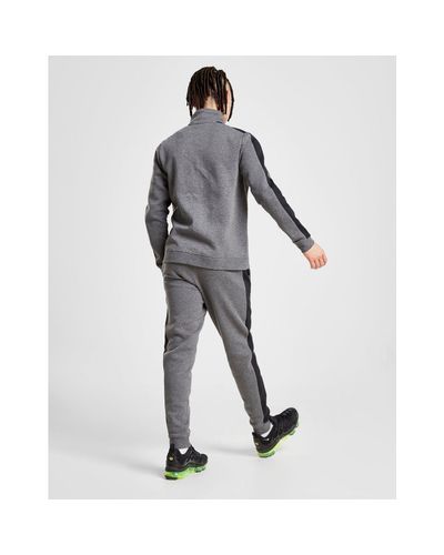 nike league fleece tracksuit grey