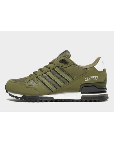 adidas zx 750 trainers black-green-yellow-red