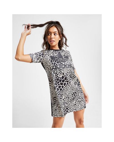 allover print dress adidas