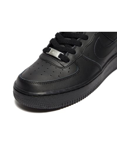 all black air force 1 junior