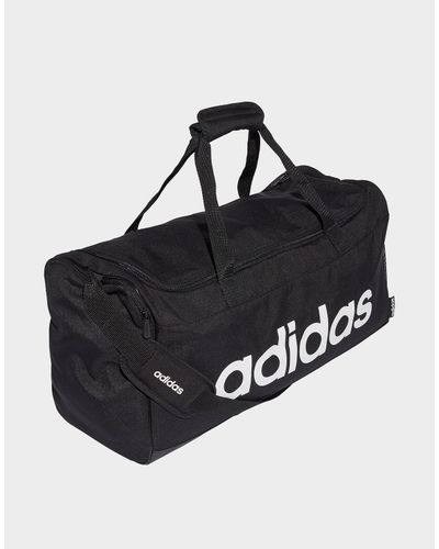 adidas Synthetic Linear Core Duffel Bag - Large in Black / Black / White  (Black) for Men - Lyst