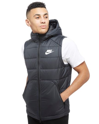 hooded nike gilet