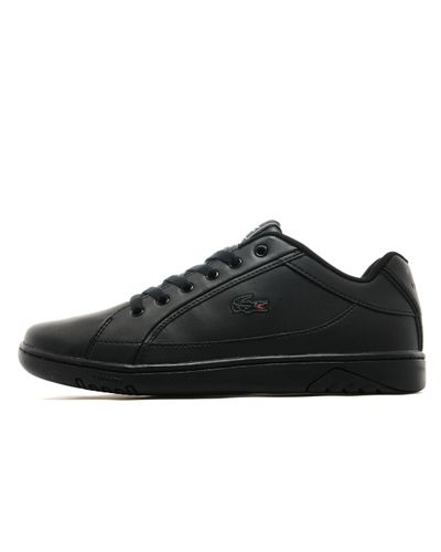Lacoste Deviation Leather Black Top 