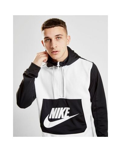 nike hybrid half zip hoodie