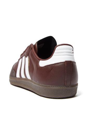 adidas Originals Leather Samba Og in Brown/White (Brown) for Men - Lyst