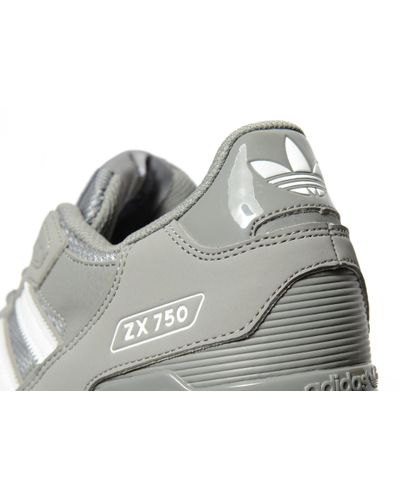 adidas Originals Synthetic Zx 750 in Grey/White (Gray) for Men - Lyst