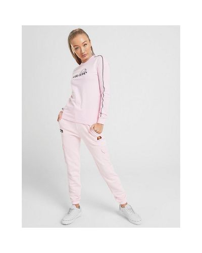 ellesse cargo fleece joggers womens