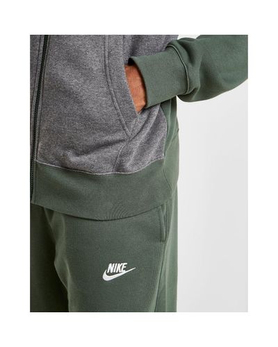 Download Nike Chariot Fleece Tracksuit in Green/Grey (Green) for Men - Lyst