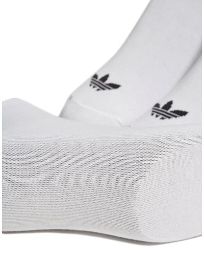 adidas Originals Cotton 3 Pack Trainer Socks in White for Men - Lyst