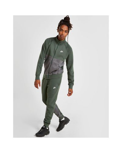 Download Nike Chariot Fleece Tracksuit in Green/Grey (Green) for ...