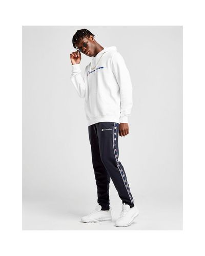 champion tape poly track pants