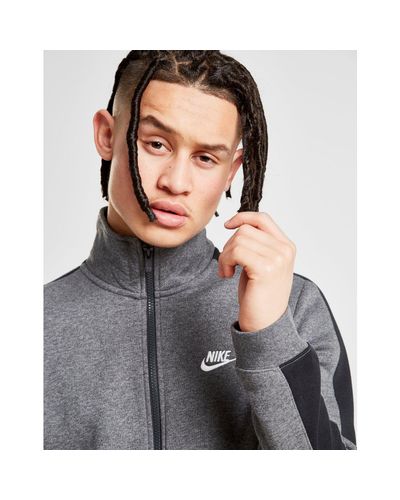 nike league fleece tracksuit grey