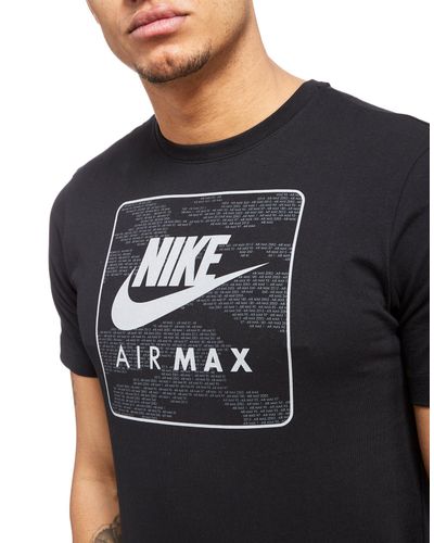 nike air max t shirt black